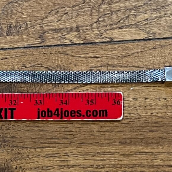 Ellen Tracy Silver Tone Mesh Belt - Picture 13 of 13